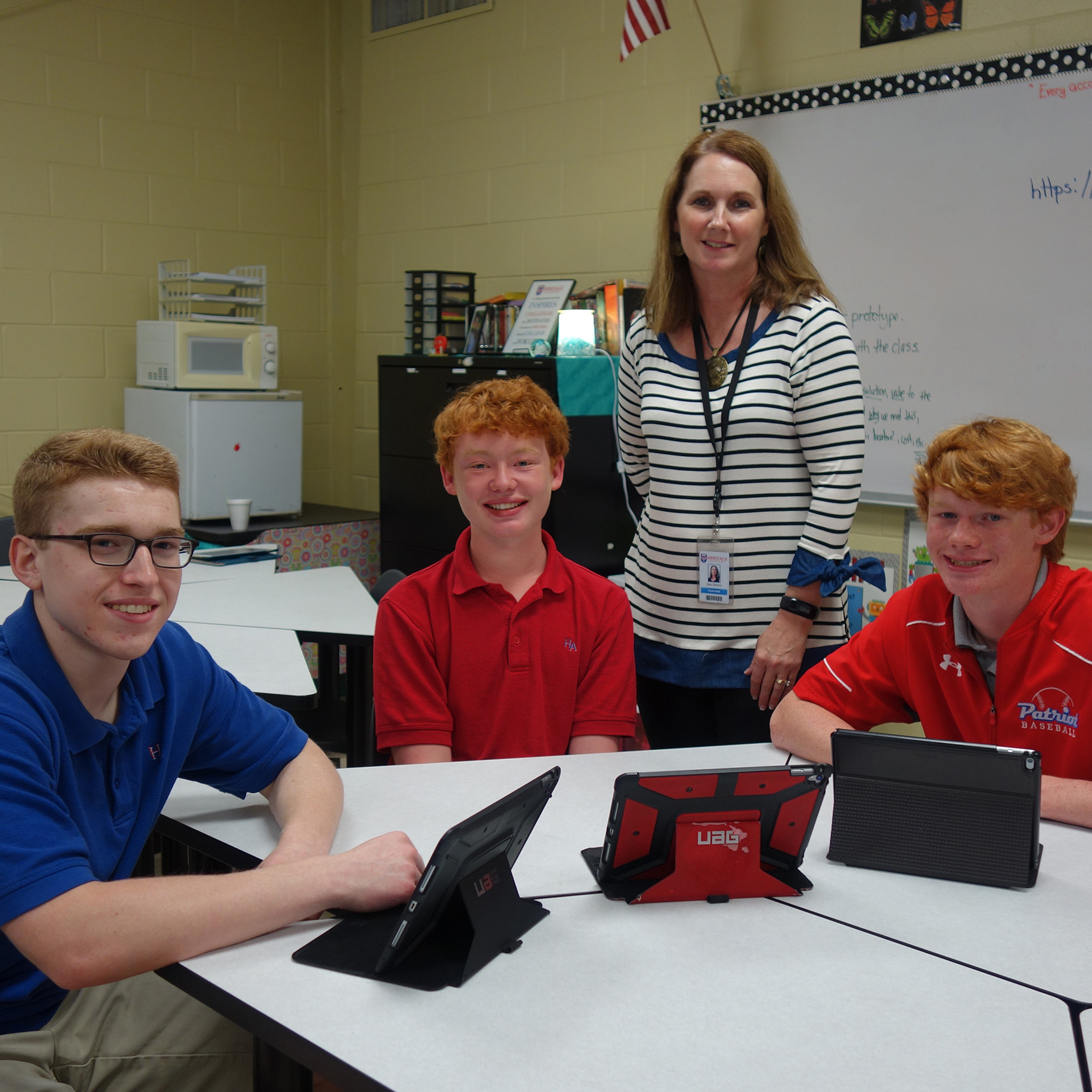 Students and teacher at Heritage Academy - Columbus, Miss