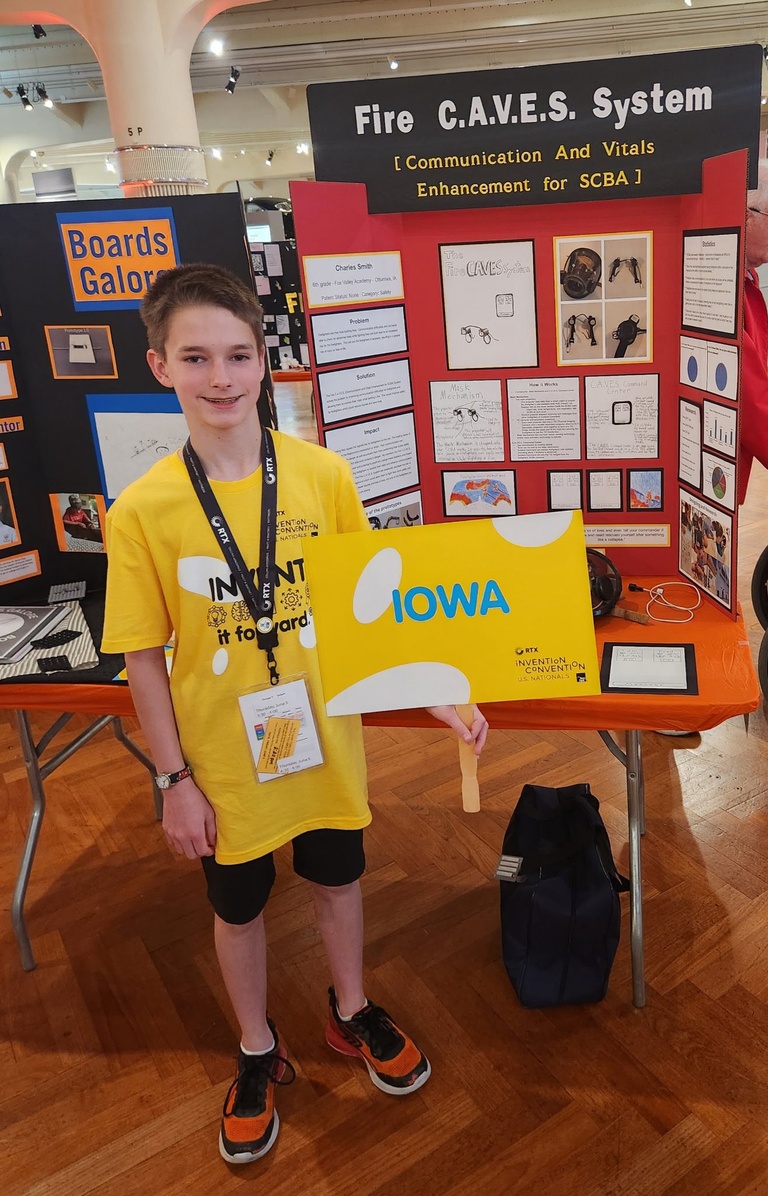 Charles at Invention Convention U.S. Nationals