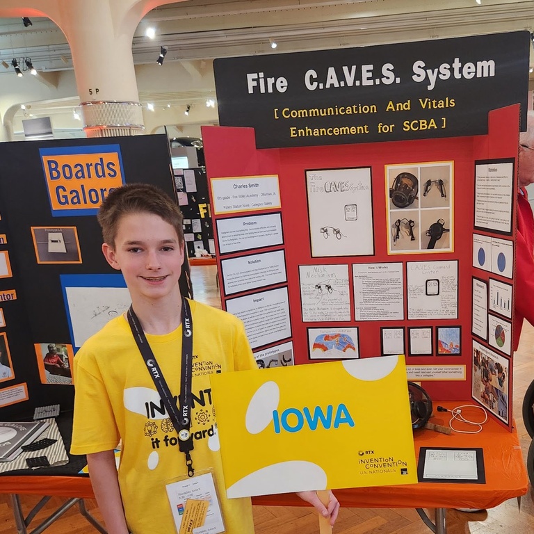 Charles at Invention Convention U.S. Nationals 2025