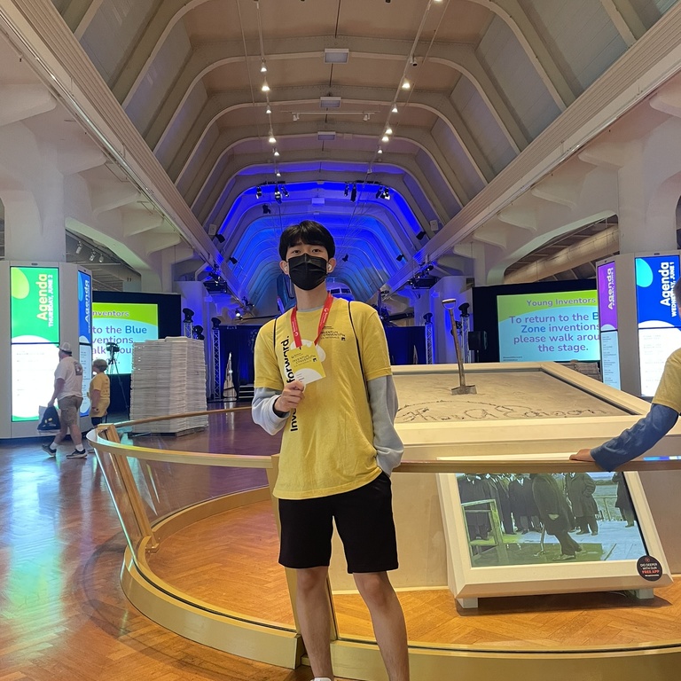 Jason at nationals in the museum