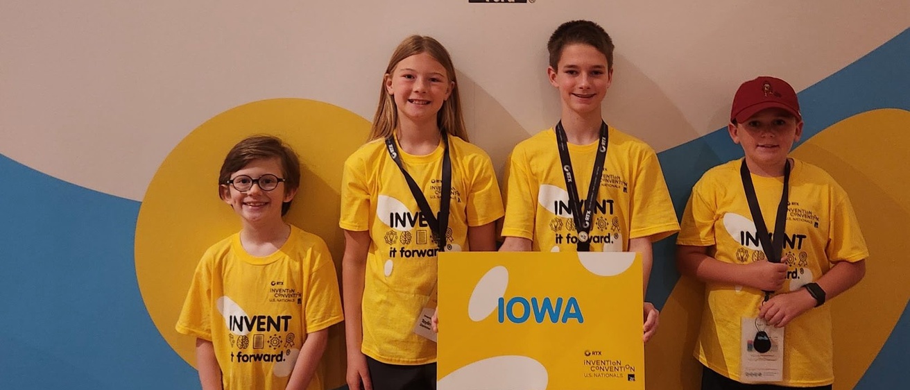 4 Iowa inventors at Invention Convention U.S. Nationals 2025