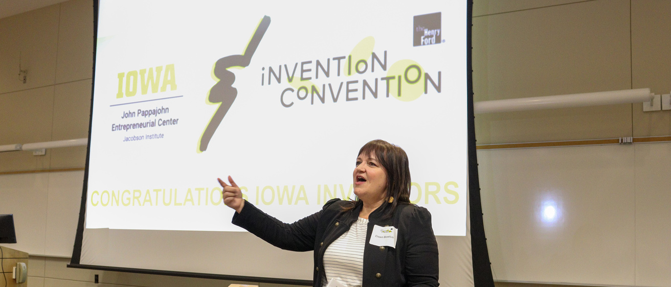 Dawn presenting at IIC 2024-25