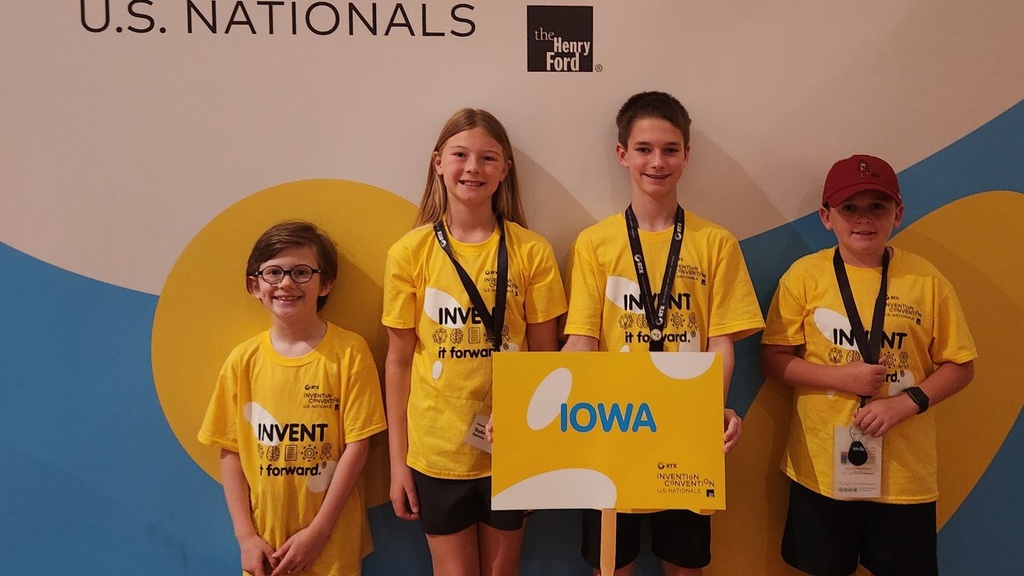 4 Iowa inventors at Invention Convention U.S. Nationals 2025